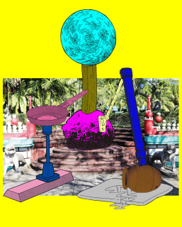 Teppei Kaneuji Games, Dance and the Constructions (Singapore) #3-B, 2013; Screen print,archival ink jet print, plexiglas, cotton rag paper ; 129.5 x 104.5 x 4.5 cm; enquire