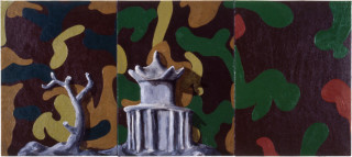 Tony Clark Chinoiserie Landscape, 1987; oil on canvas board; 30.5 x 68.4 cm; enquire