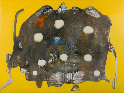 Gareth Sansom My elements, 2019; oil and enamel on linen; 183 x 244 cm; enquire