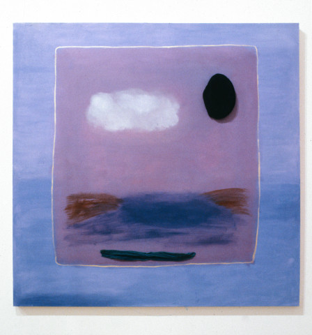 Angela Brennan Untitled, 1993; oil and velvet on canvas; 152 x 152 cm; enquire