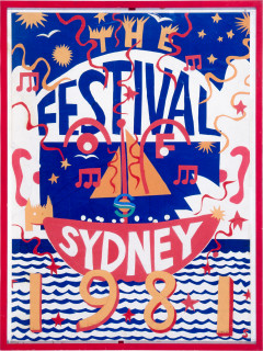 Martin Sharp Festival Sydney, 1981; original poster; 104.5 x 80 cm; enquire