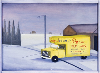 Noel McKenna Moving In, 1995; oil on linen; 45.3 x 60.5 cm; enquire