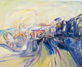Kevin Connor View of the City from North Sydney, 1984; oil on Belgian linen; 122 x 152 cm; enquire