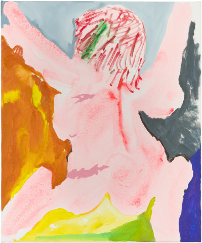 Tom Polo I keep returning (back to you), 2019; acrylic on canvas; 62 x 52 cm; enquire