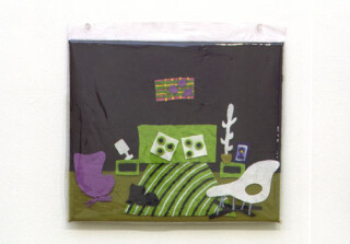 Kathy Temin Arrange Your Own Room, 1998-99; Felt on felt, plastic wrap; 39 x 32 cm; Edition of 3; enquire