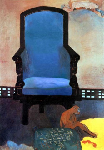Julie Rrap Untitled (after Gauguin's 'Anna the Javanese'), 2002; Vutek print, solvent pigment inks on canvas; 81 x 56.3 cm; Edition of 9; enquire