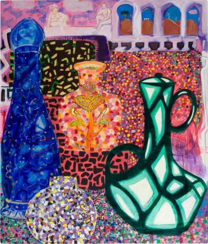 Angela Brennan What the Graces require and the Muses inspire, 2009; oil on canvas; 182.5 x 155.5 cm; enquire