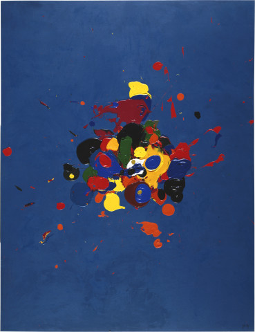 Dale Frank Saddam, Saddam. He’s My Man., 1991; acrylic on linen; 260 x 200 cm; enquire