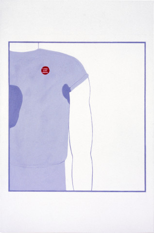 Linda Marrinon Turned Down Harvard, 1987; acrylic on canvas; 168 x 111 cm; enquire