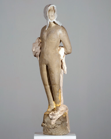 Linda Marrinon Regency Venus, 2007; tinted plaster; 86 x 25 x 18 cm; enquire