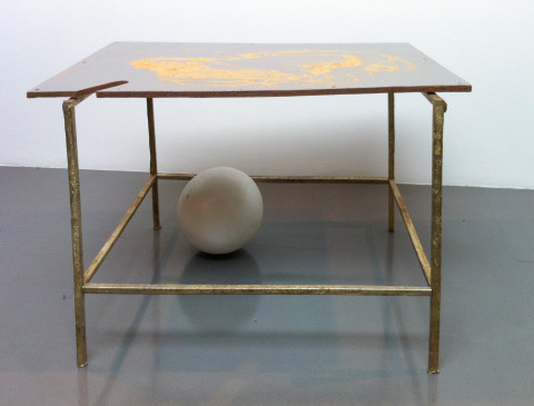 Hany Armanious Happiness, 2010; cast pigmented polyurethane resin and pewter with pigment; 70 x 109.5 x 73.5 cm; enquire