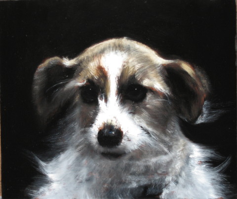 Louise Hearman Untitled #1157, 2005; oil on masonite; 30 x 36 cm; enquire