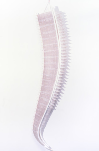 Bronwyn Oliver Flotilla, 1987; paper, fibreglass resin, cane; 213 x 46 x 30 cm; enquire