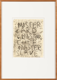 Newell Harry Untitled, 2015-16; ink monoprint, gouache, gesso on paper; 71 x 51 cm; (framed); enquire