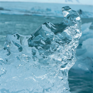 Isaac Julien True North Series, Ice Project Work No. 5, 2006; duratrans in lightbox; 120 x 120 cm; Edition of 6 + AP 1; enquire