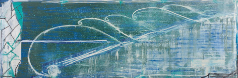 John Firth-Smith Wave After Wave, 2012; oil on linen; 4' x 12' (121.9 x 365.8 cm); enquire