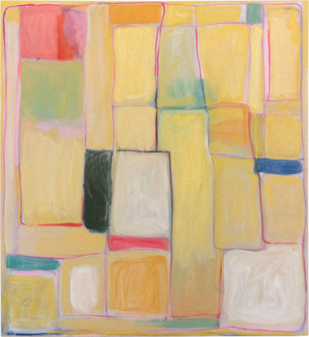 Angela Brennan Yellow Painting, 1997; oil on canvas; 183 x 167.5 cm; enquire