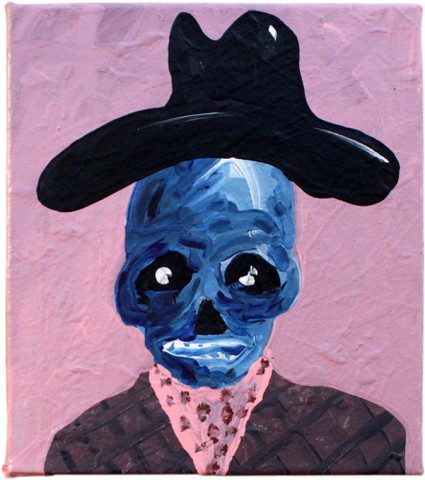 David Griggs Frat of the Obese 32, 2011; acrylic on canvas; 36 x 31 cm; enquire