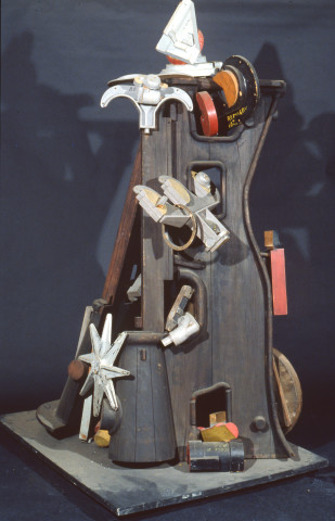 Robert Klippel No. 786, 1989; wood assemblage; 241 x 155 x 120 cm; enquire