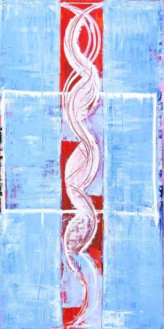 John Firth-Smith Dancer, 2003; from the series 15.; oil on linen; 6 x 3ft; enquire