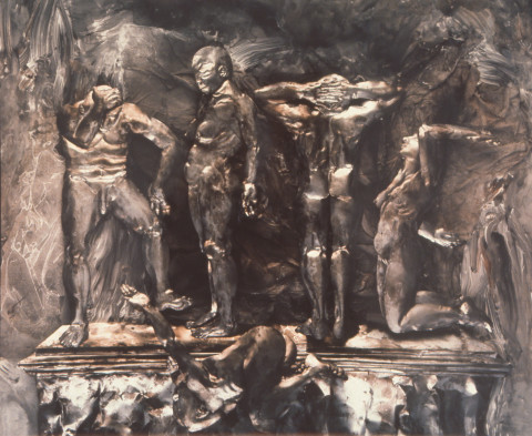 Fiona Hall W/RITE, 1989; Polaroid Photograph; 53 x 68 cm; series of 10 images; enquire