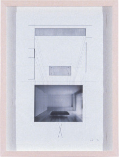 Alex Hartley Plan 2, 1996; photograph & pencil on paper; 42 x 30 cm; enquire