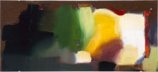 Louise Hearman Untitled #  1034, 2003; oil on masonite; 21 x 45 cm; enquire