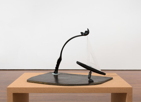 Hany Armanious Eulogy, 2018; cast pigment epoxy resin, cork support; 121.5 x 81.5 x 61.5 cm; enquire