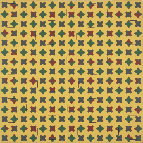 Robert Rooney Canine Capers VIII, 1969-79; acrylic on canvas; 152.5 x 152.5 cm; enquire