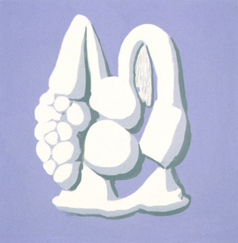 Tony Clark Jasperware Painting, 1994; acrylic paint on cotton; 91.5 x 91.5 cm; enquire