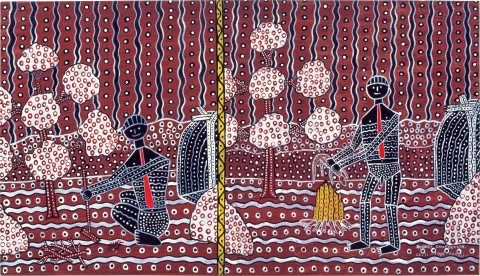Robert Campbell Jnr Untitled 23.11.89, 1989; acrylic on canvas; 53.5 x 93.5 cm; enquire