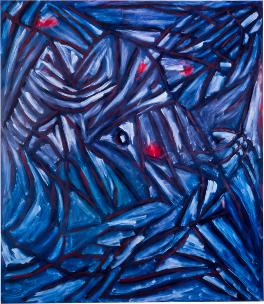 Marion Borgelt, Sleep, 1984; oil on canvas; 178 x 230 cm