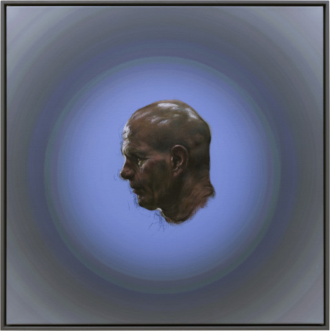 Louise Hearman Untitled #1506, 2017; oil and ink on canvas; 71 x 71 cm; enquire