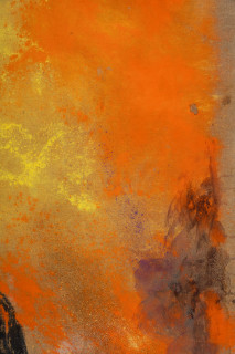 Jenny Watson Mare and foal, Macclesfield, 1998 (detail), 2026; acrylic and Japanese pigment on rabbit skin glue primed Belgian linen; 213.5 x 145.5 cm; enquire