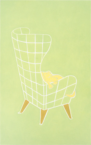 Vivienne Shark LeWitt Dog day: afternoon (2.30 pm), 1995; oil on linen; 137 x 86 cm; enquire