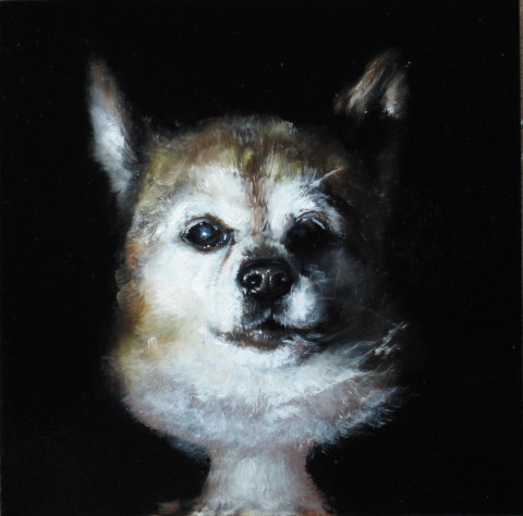 Louise Hearman Untitled #1144, 2005; oil on masonite; 31 x 31 cm; enquire