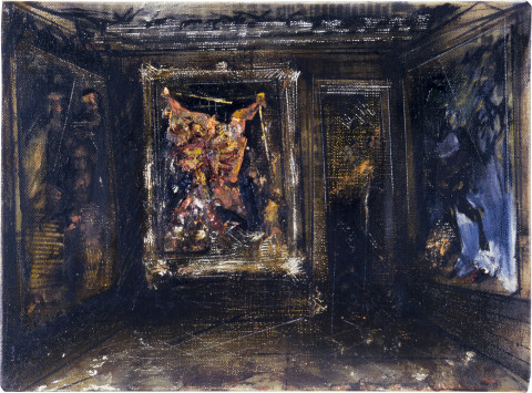 Victor Rubin Oxide Estrangement, 1987; oil on canvas; 41 x 56 cm; enquire