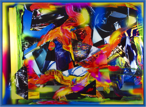 TV Moore Bret Easton Ellis, 2012; colour photograph with hand painted frame; 125 x 173 cm; enquire