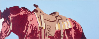Maria Kozic Western Spaghetti (k.), 1984; acrylic on canvas; 60.5 x 152 cm; enquire