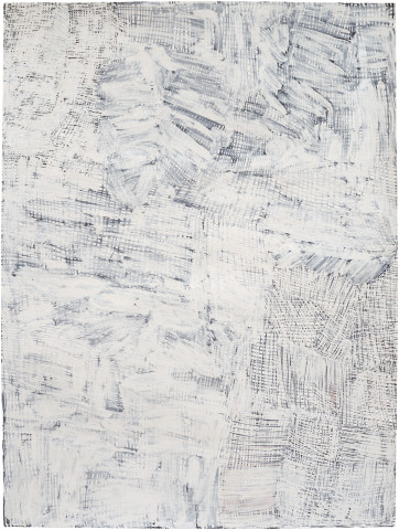 Nyapanyapa Yunupingu Djorra (paper) 10, 2014; TPA115; felt tip pen, earth pigments on discarded print proofs; 75 x 56 cm; Enquire