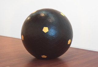 James Angus Metaball, 2000; leather; 180 cm diameter; enquire