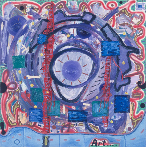 Gareth Sansom Art, 1986; oil on canvas; 137 x 137 cm; enquire