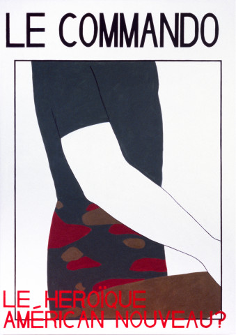 Linda Marrinon Le Commando, 1987; acrylic on canvas; 213 x 152 cm; enquire