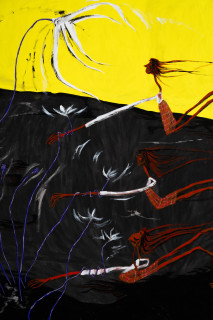 Mia Boe Harvest (detail), 2026; acrylic on linen; 243 x 197 cm; enquire