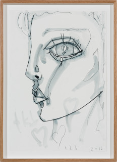 Del Kathryn Barton untitled, 2016; Aquarelle pencil on paper; 63.5 x 46 cm; more info; enquire