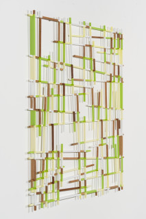 Hilarie Mais Open Ghost, 2025; wood, acrylic paint; 144 x 144 cm; enquire
