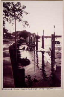 Destiny Deacon Postcard from Innisfall (1), 1998; black & white laser print; 29.7 x 21 cm; Edition of 15; enquire