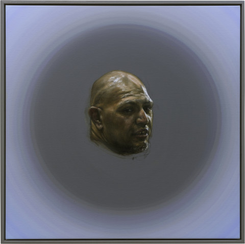 Louise Hearman Untitled #1504, 2017; oil and ink on canvas; 71 x 71 cm; enquire