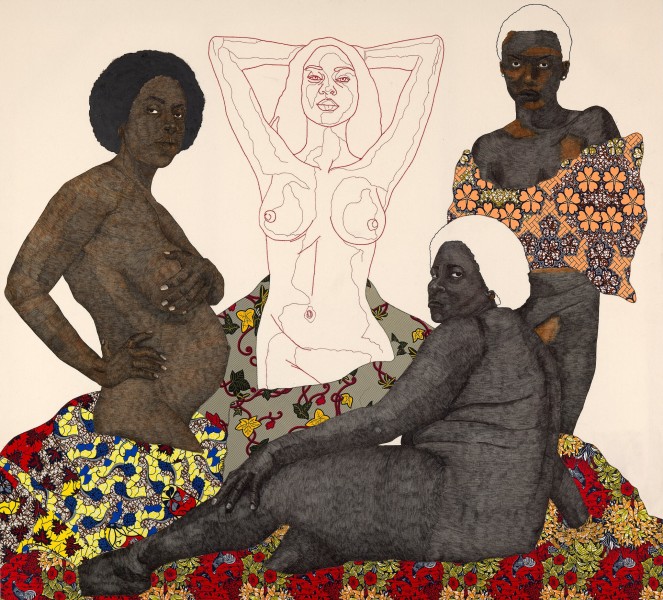 Impartiality, 2018, mixed media on fabric, NGV Triennial 2020, National Gallery of Victoria, Melbourne