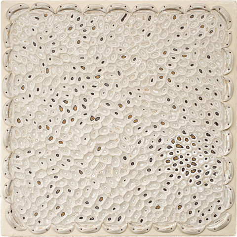 Rohan Wealleans Concentration farm No. 4, 2010; House paint on board; 120 x 120 cm; (photo: Sam Hartnett); enquire